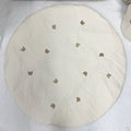 1PCS Nordic Style Baby Cotton Blanket Round Shape Crawling  Newborn Baby Room Carpet Decoration