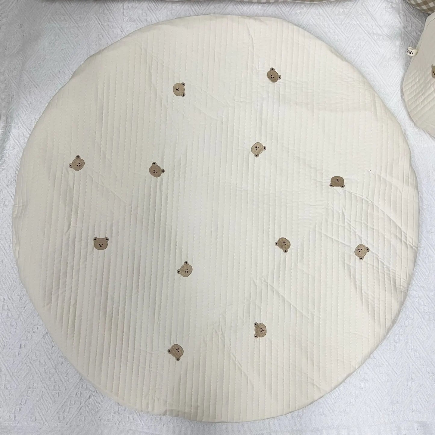 1PCS Nordic Style Baby Cotton Blanket Round Shape Crawling  Newborn Baby Room Carpet Decoration