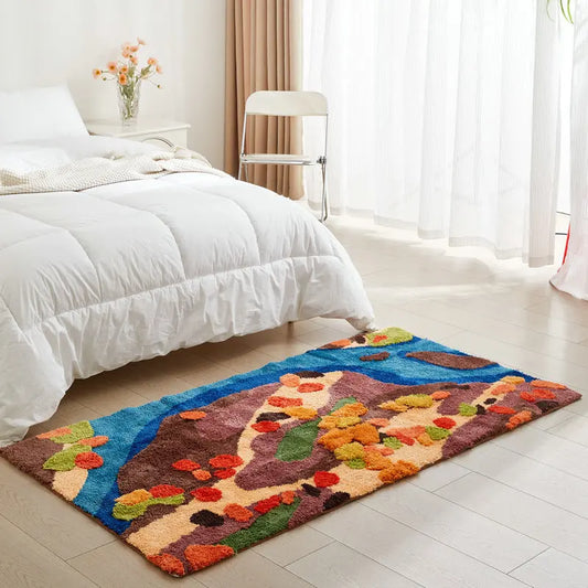 Carpets for Bathroom Kitchen,Bath Rug TPR Backed Bathroom Rugs