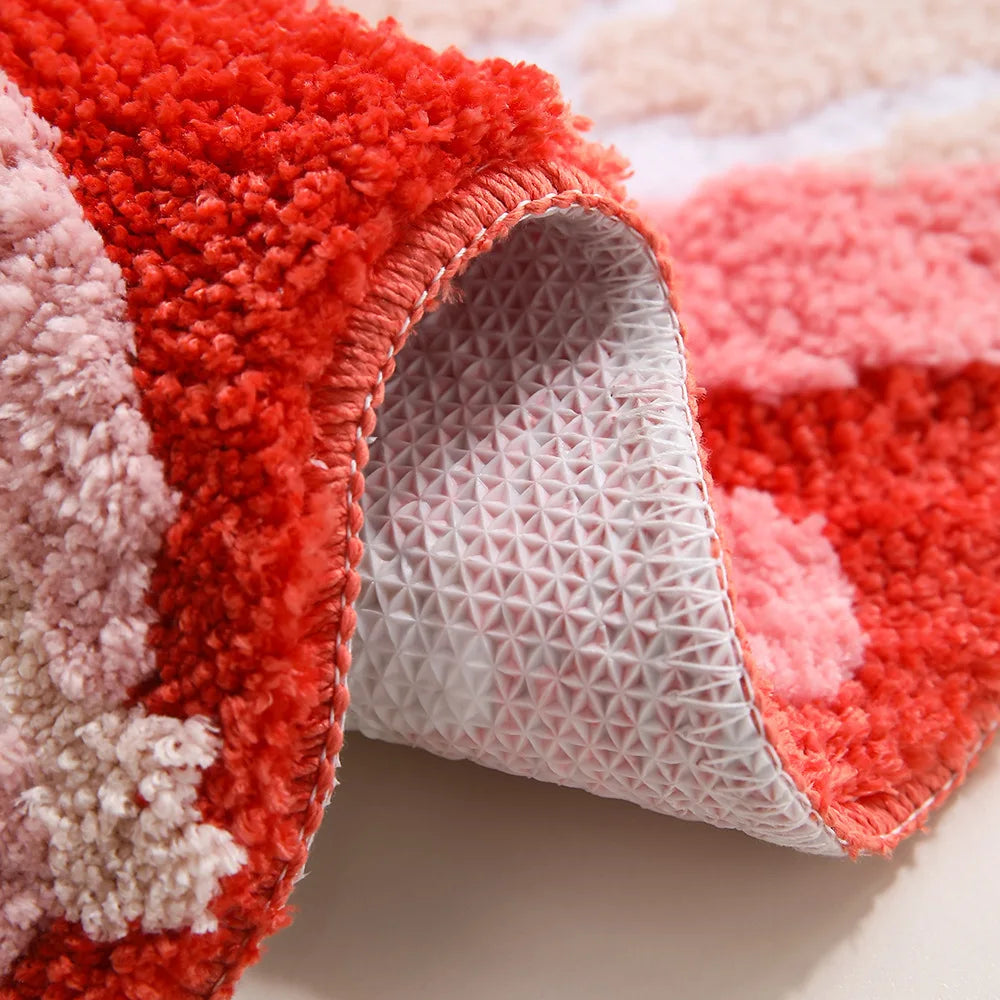 Carpets for Bathroom Kitchen,Bath Rug TPR Backed Bathroom Rugs