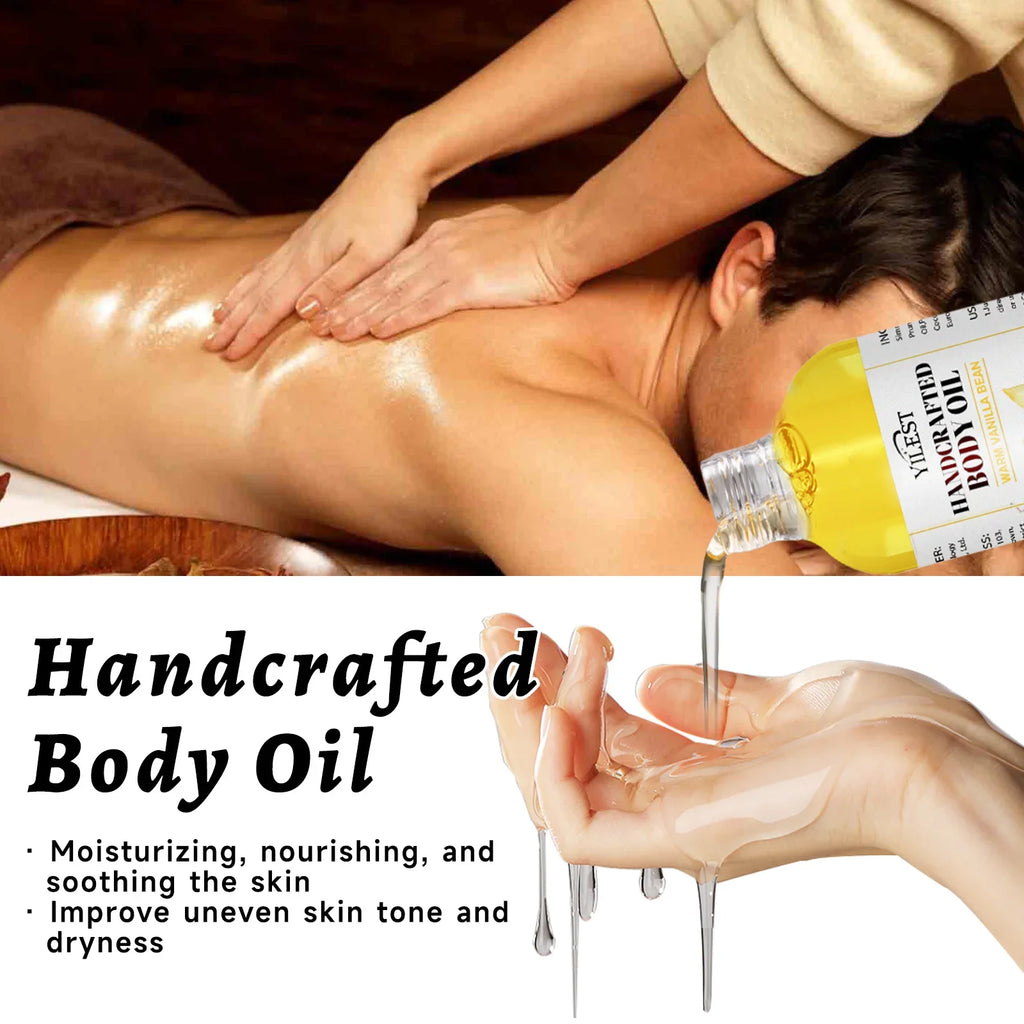 120ml Body Massage Oil | Relaxing Plant Essential Oil for Stress Relief, Muscle Nourishment & Spa