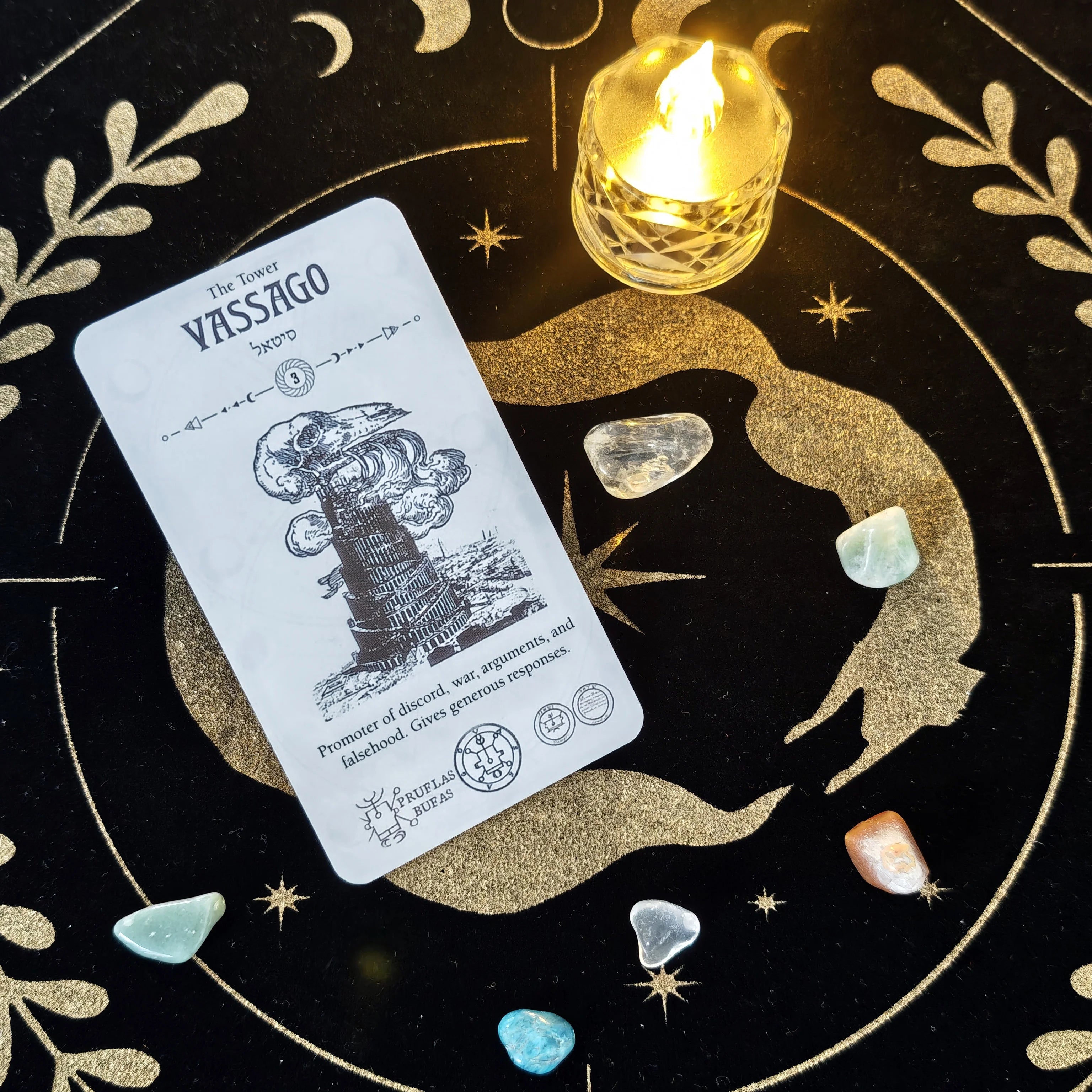 Occult Tarot Card Deck | 78-Card Oracle Set for Divination, Meditation & Spiritual Practice