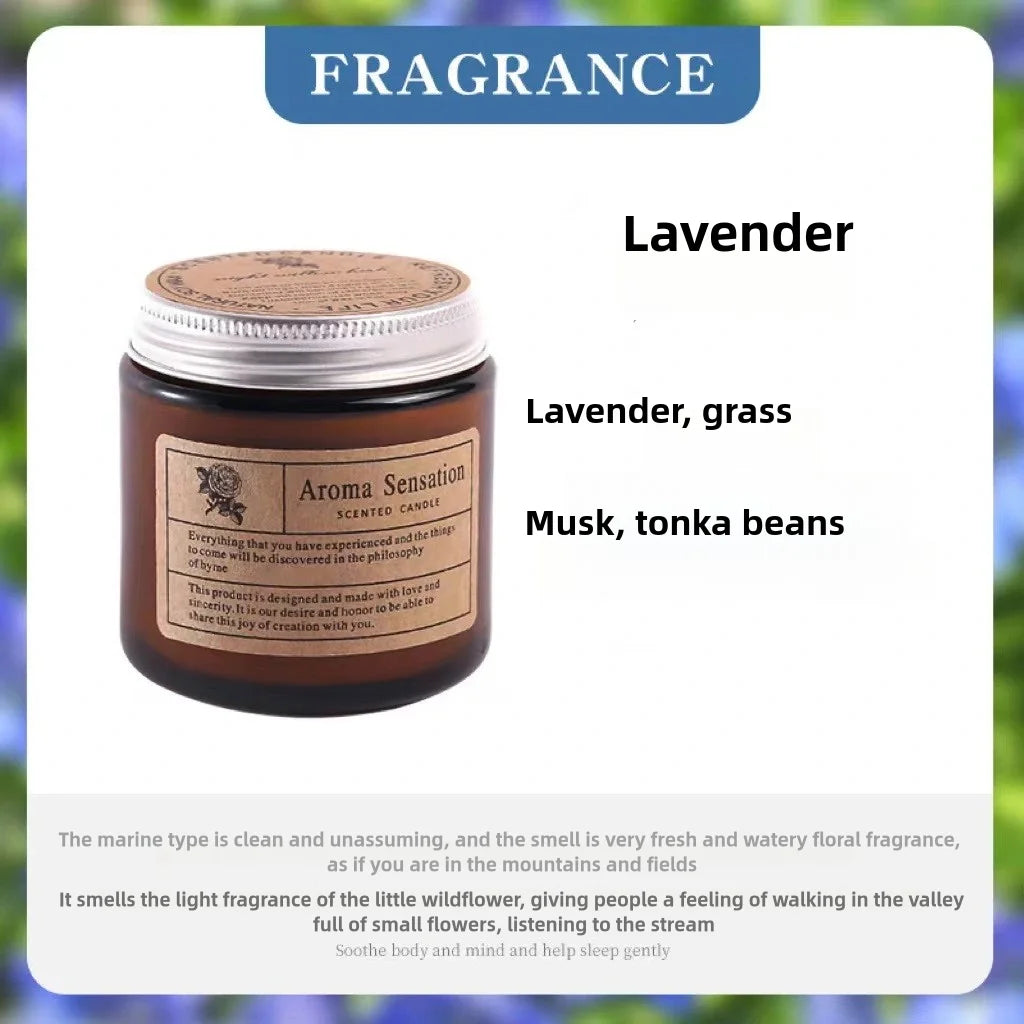Luxury Soy Wax Scented Candle | Smokeless Essential Oil Aromatherapy Candle for Home & Gifting
