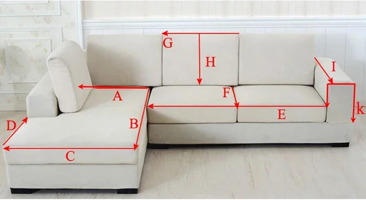 Non-Slip Linen Sofa Cover | All-Season Waterproof Couch Cushion Protector
