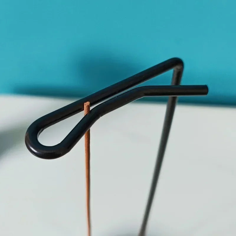 Upside Down Incense Burner | Wooden Round Incense Stick Holder & Tray