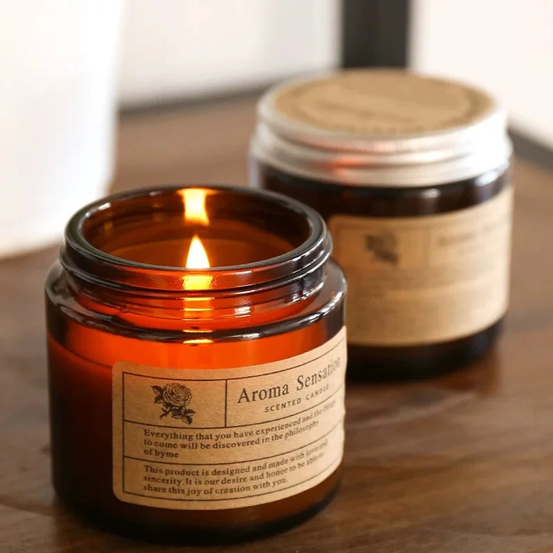 Luxury Soy Wax Scented Candle | Smokeless Essential Oil Aromatherapy Candle for Home & Gifting