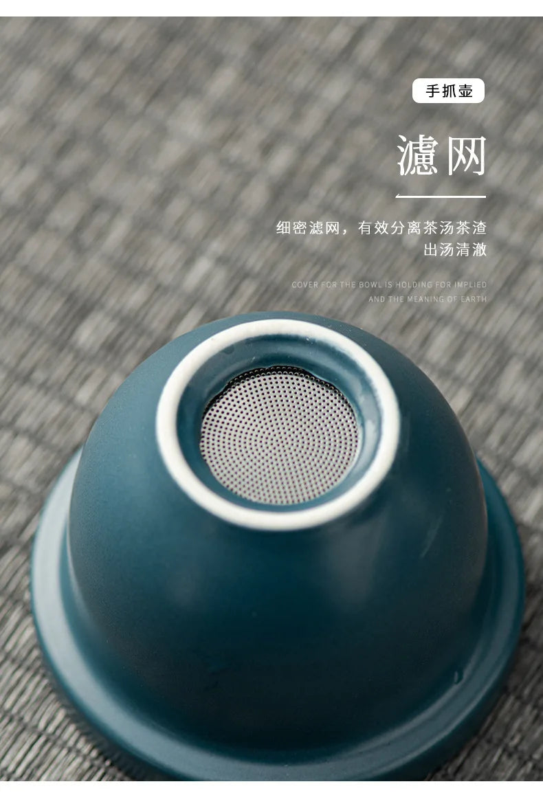 Portable Tea Ceremony Set | 1 Pot 4 Cups Travel Gift Box for Outdoor & Home