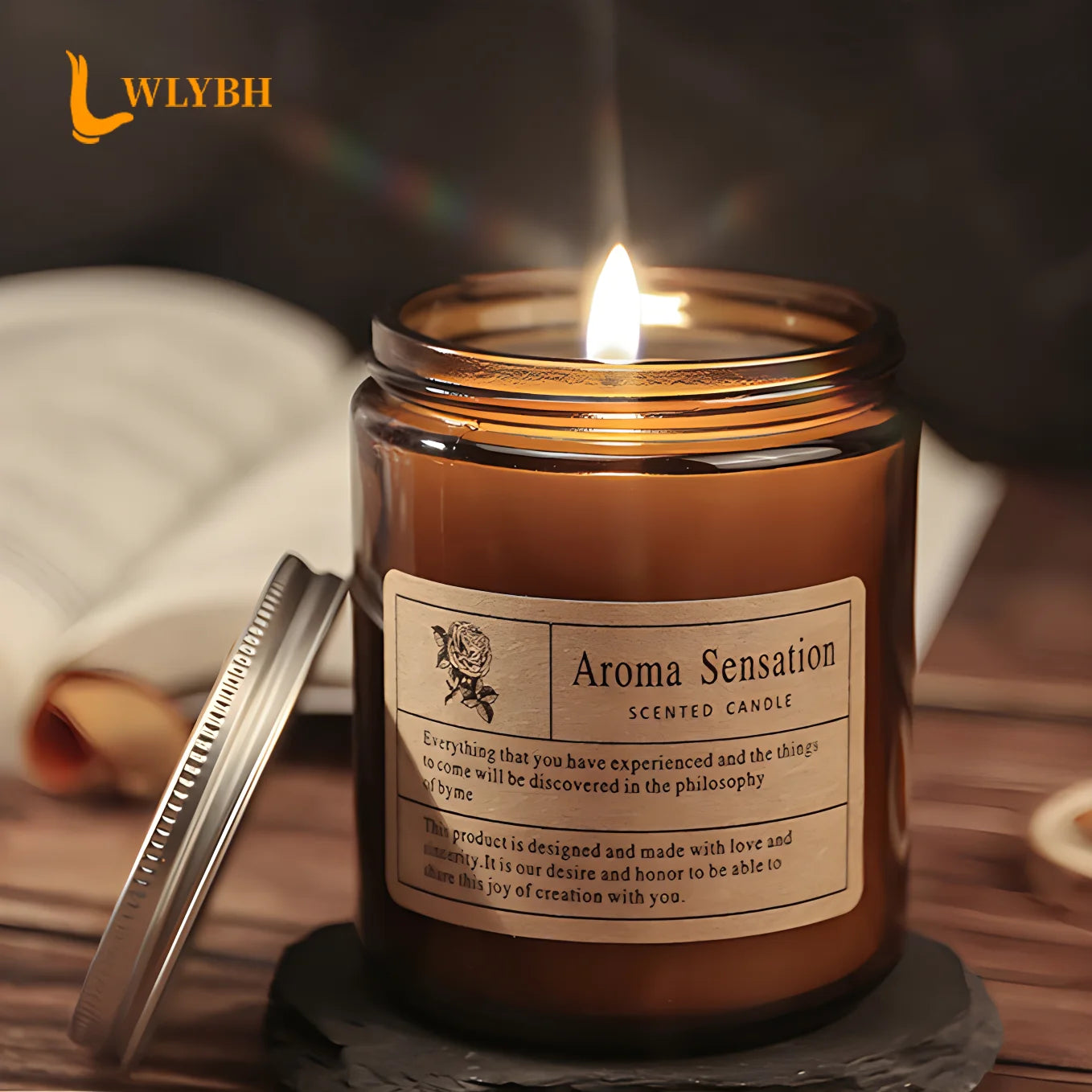 Handmade Soy Wax Scented Candle | Smokeless Aromatherapy Glass Cup Candle