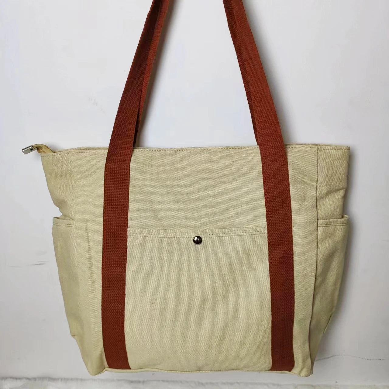 Large Capacity Canvas Tote Bags for Work Commuting Carrying Bag