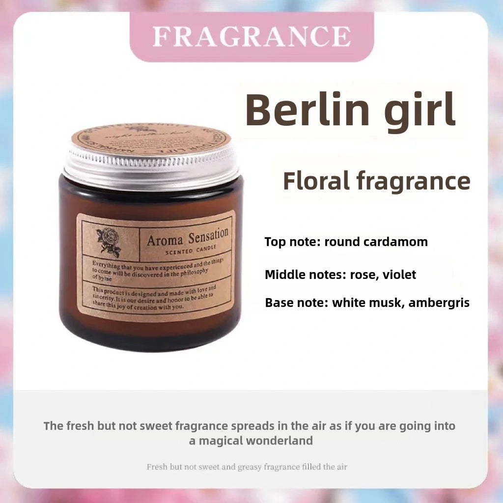 Luxury Soy Wax Scented Candle | Smokeless Essential Oil Aromatherapy Candle for Home & Gifting