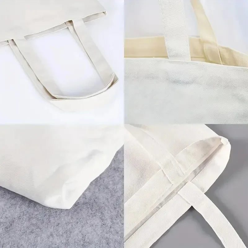 Paris & New York Canvas Tote Bag | Chic Printed Shoulder Bag for Everyday Use