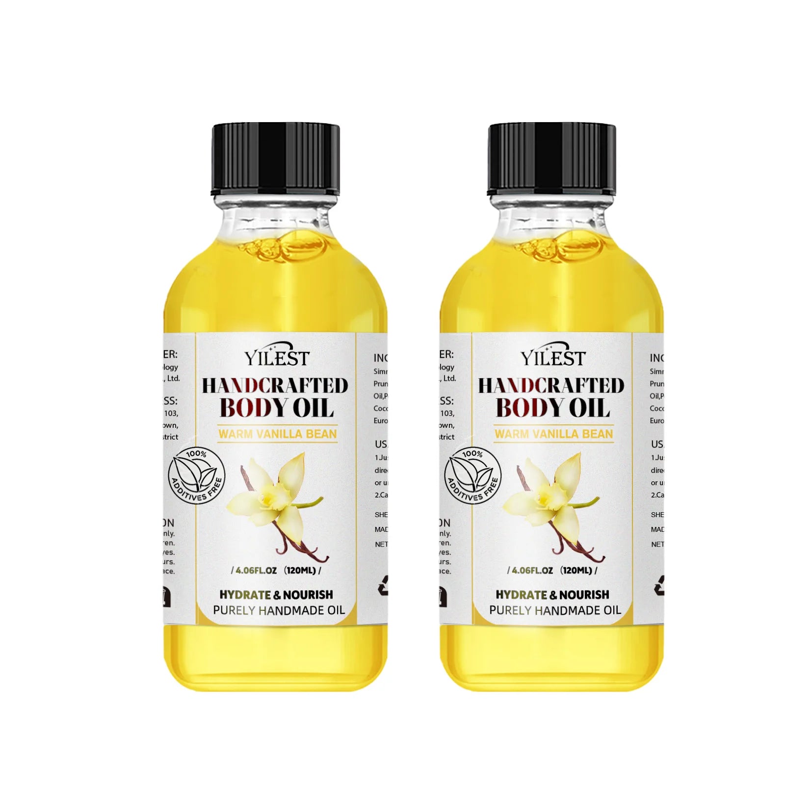 120ml Body Massage Oil | Relaxing Plant Essential Oil for Stress Relief, Muscle Nourishment & Spa