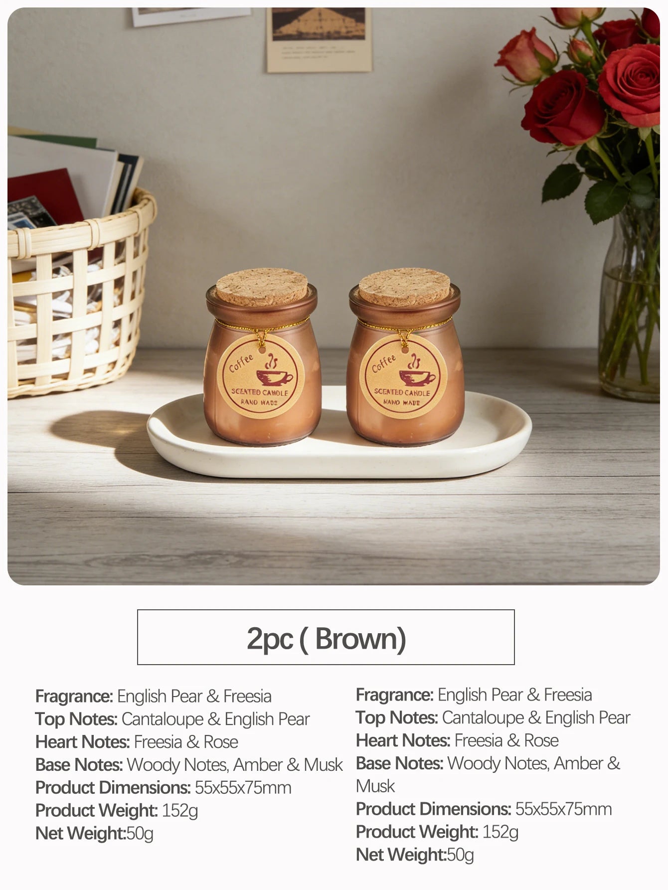 Oriental Woody Scented Candle in Jar | Home Décor, Wedding Favours & Gifts for Women & Men
