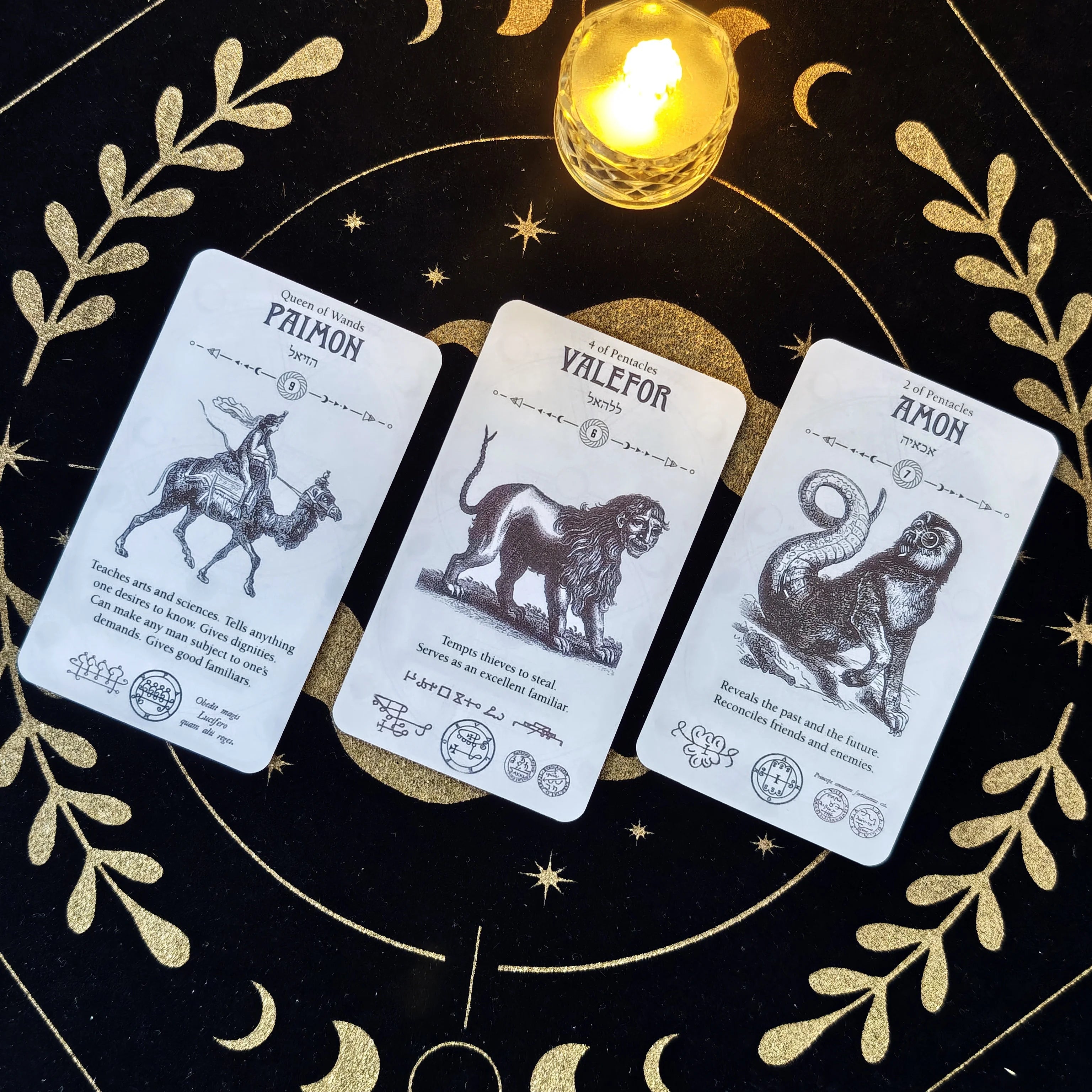 Occult Tarot Card Deck | 78-Card Oracle Set for Divination, Meditation & Spiritual Practice