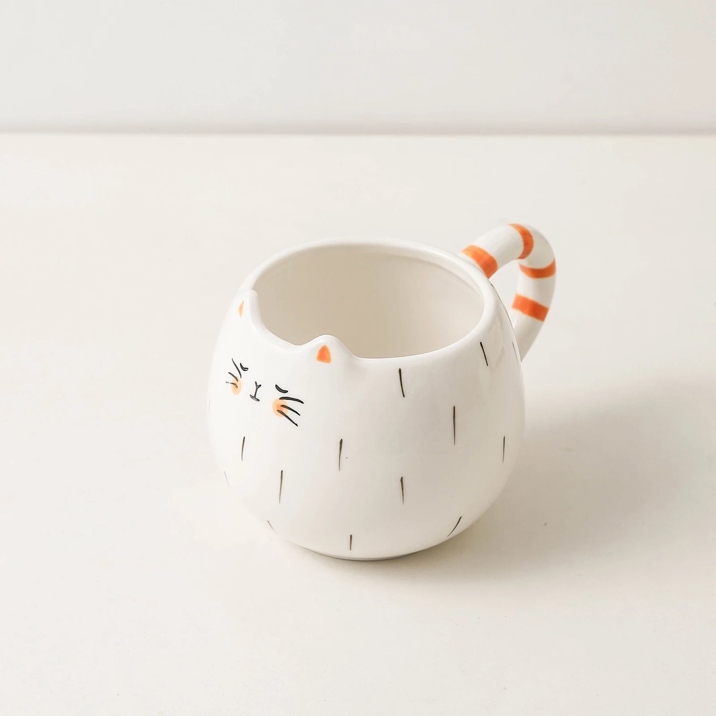Cute Cat Shaped Ceramic Mug | Afternoon Tea Milk Coffee Cup Home Drinking Set