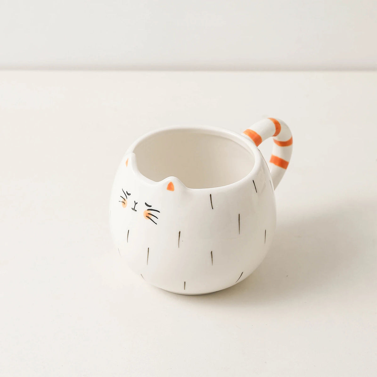 Cute Cat Shaped Ceramic Mug | Afternoon Tea Milk Coffee Cup Home Drinking Set