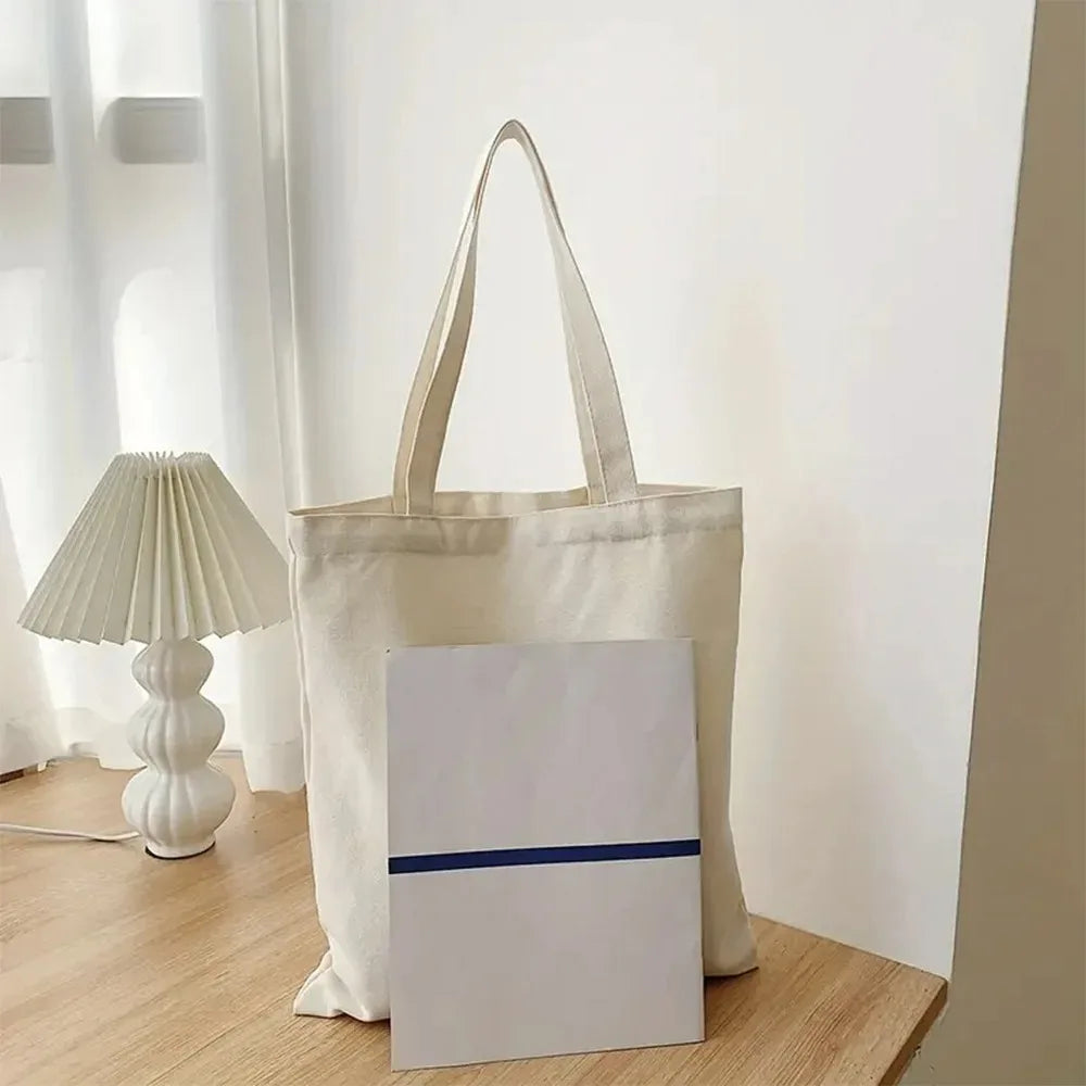Paris & New York Canvas Tote Bag | Chic Printed Shoulder Bag for Everyday Use