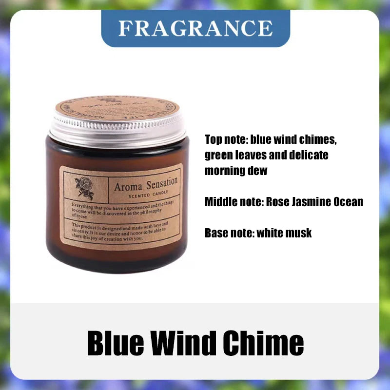 Handmade Soy Wax Scented Candle | Smokeless Aromatherapy Glass Cup Candle