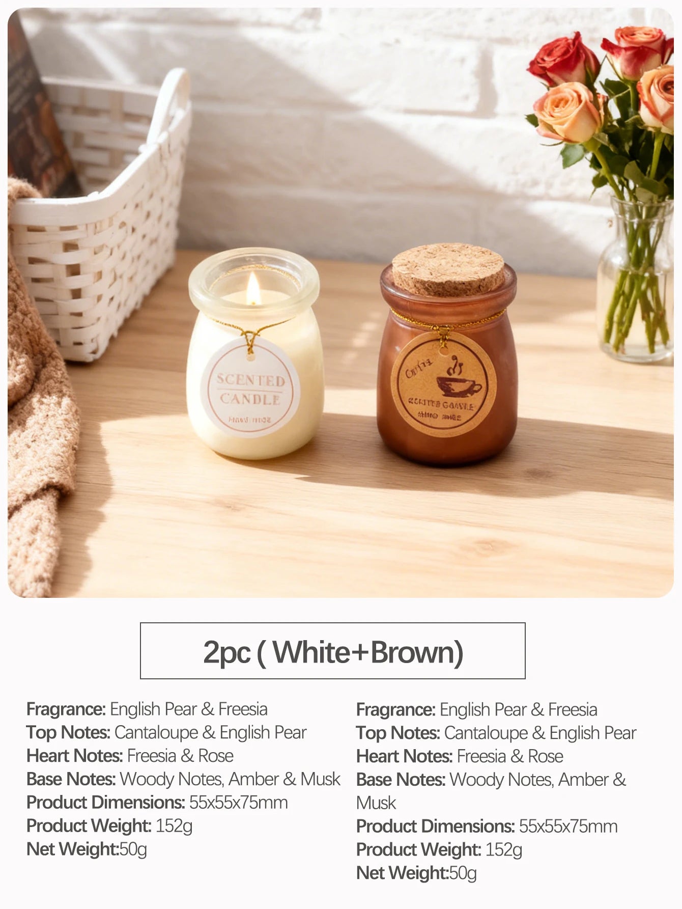 Oriental Woody Scented Candle in Jar | Home Décor, Wedding Favours & Gifts for Women & Men