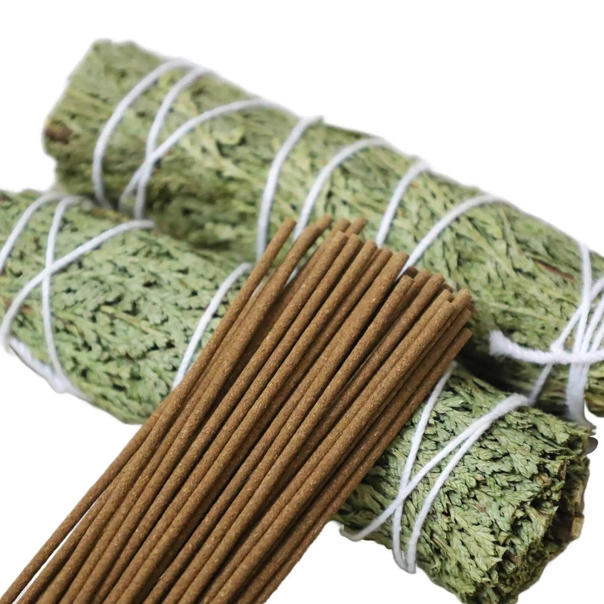 Palo Santo & White Sage Incense Sticks | Sacred Wood Aromatherapy for Yoga & Home