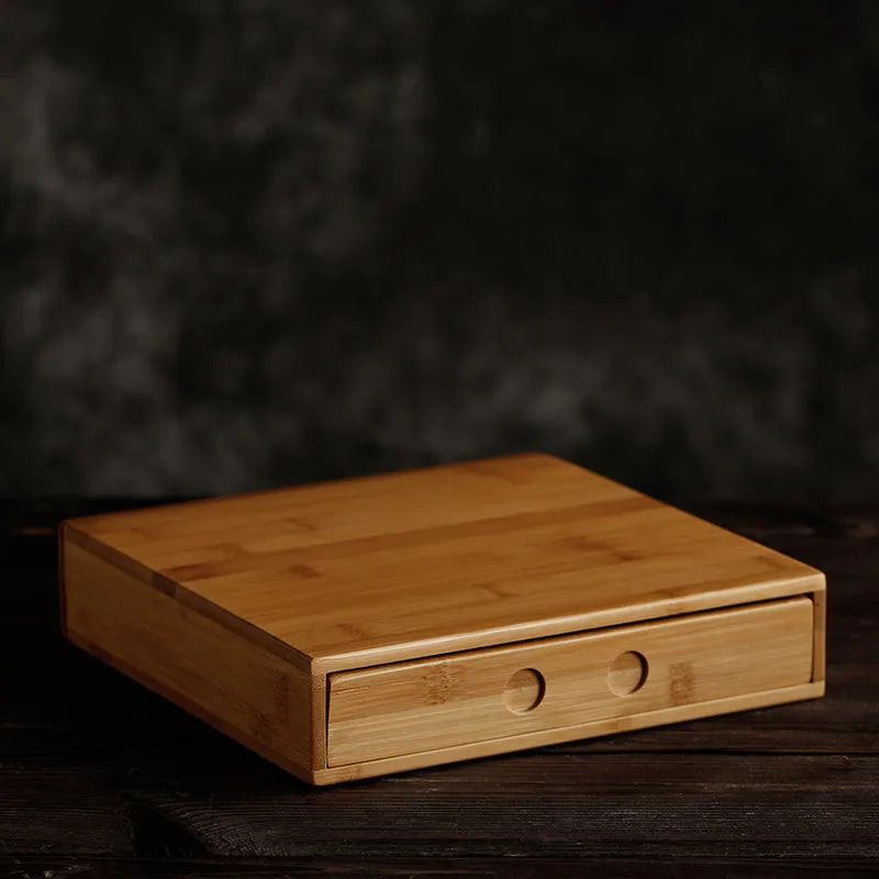 Bamboo Tea Storage Box | Multi-Layer Pu-erh Tea Cake Organiser & Tea Leaf Box