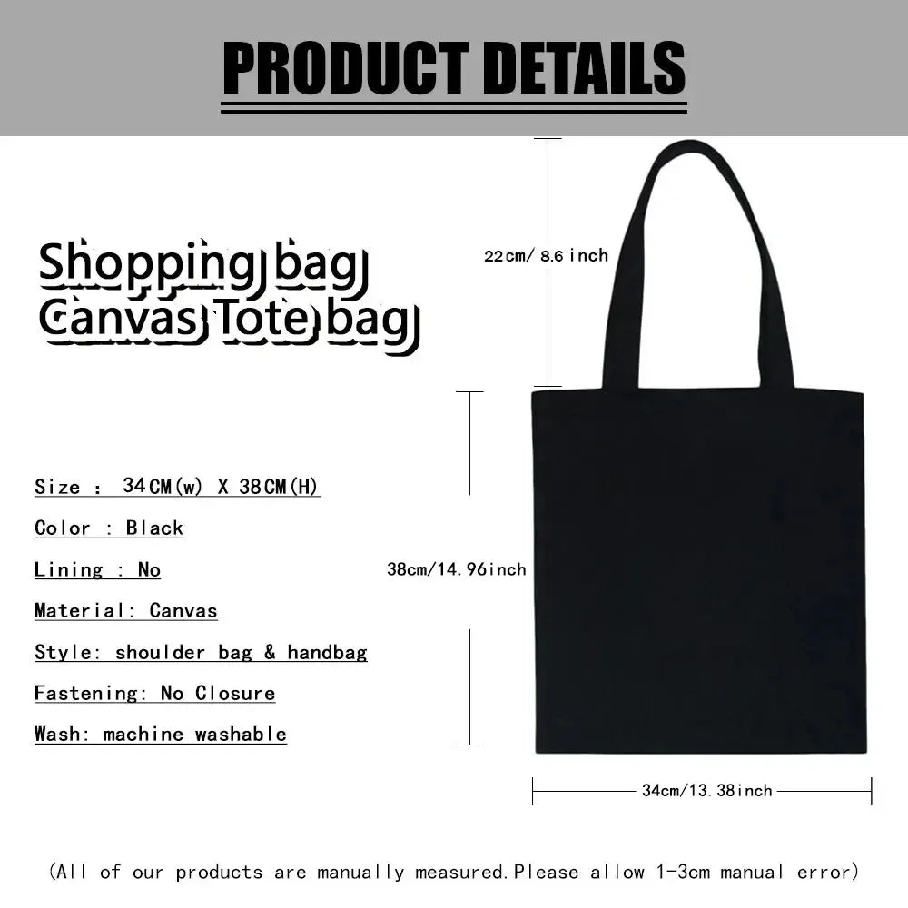 Paris & New York Canvas Tote Bag | Chic Printed Shoulder Bag for Everyday Use