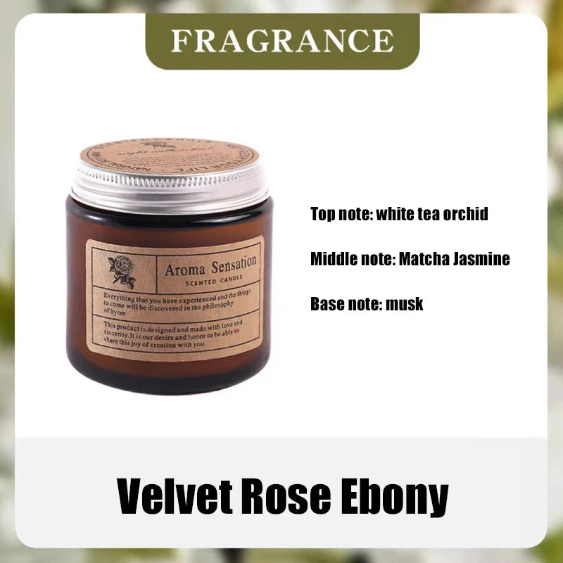 Handmade Soy Wax Scented Candle | Smokeless Aromatherapy Glass Cup Candle