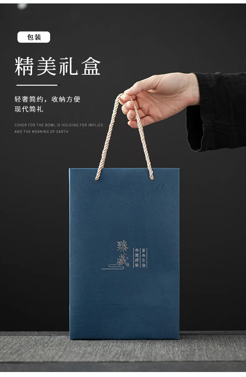 Portable Tea Ceremony Set | 1 Pot 4 Cups Travel Gift Box for Outdoor & Home