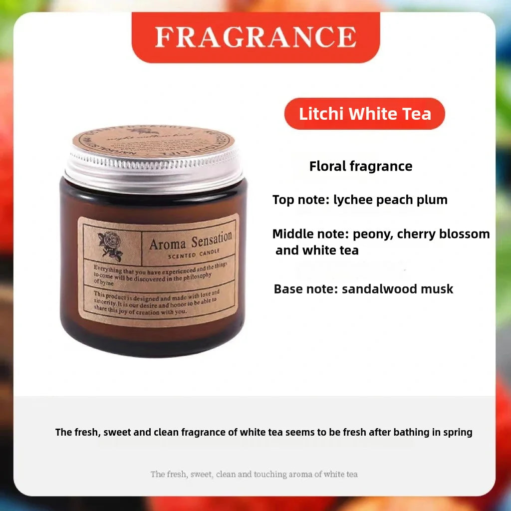 Luxury Soy Wax Scented Candle | Smokeless Essential Oil Aromatherapy Candle for Home & Gifting