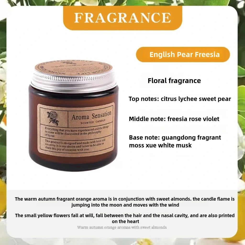 Luxury Soy Wax Scented Candle | Smokeless Essential Oil Aromatherapy Candle for Home & Gifting
