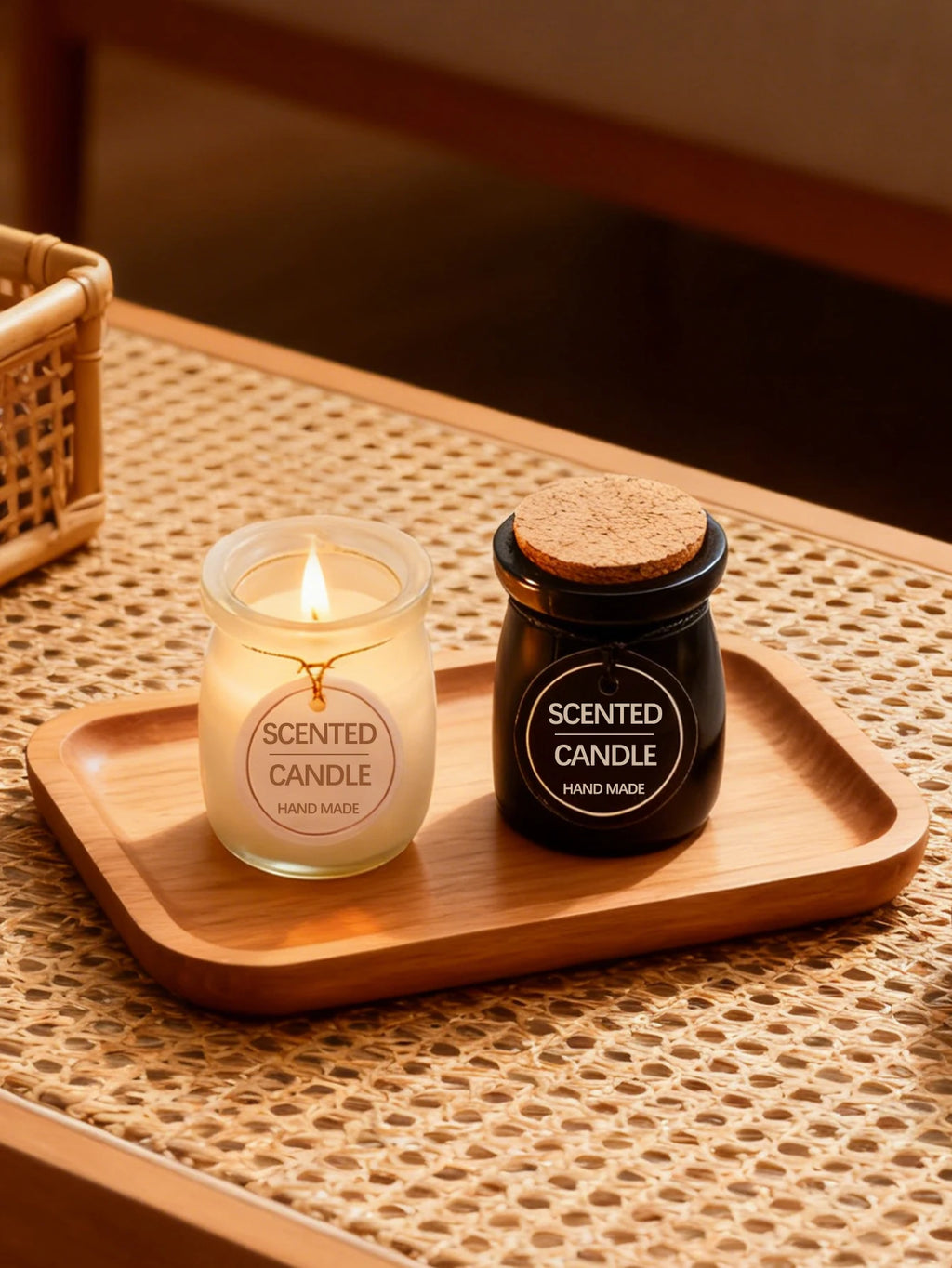 Oriental Woody Scented Candle in Jar | Home Décor, Wedding Favours & Gifts for Women & Men