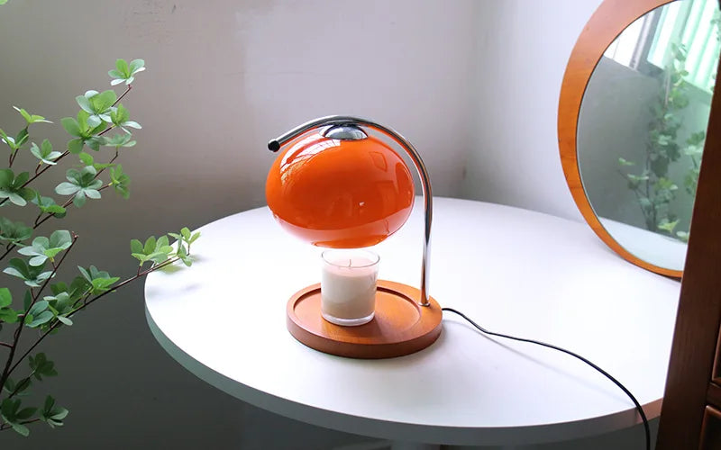 Candle Warmer Lamp with Dimmer | Retro Glass Aromatherapy Wax Melting Lamp & Candle Heater