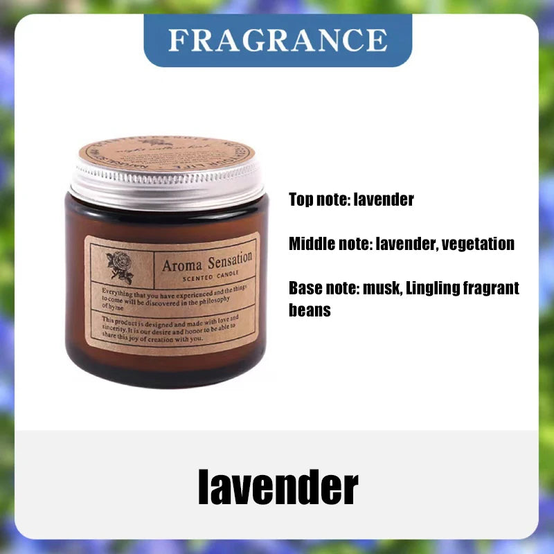 Handmade Soy Wax Scented Candle | Smokeless Aromatherapy Glass Cup Candle