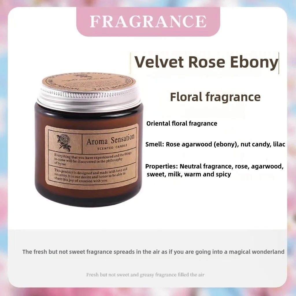 Luxury Soy Wax Scented Candle | Smokeless Essential Oil Aromatherapy Candle for Home & Gifting