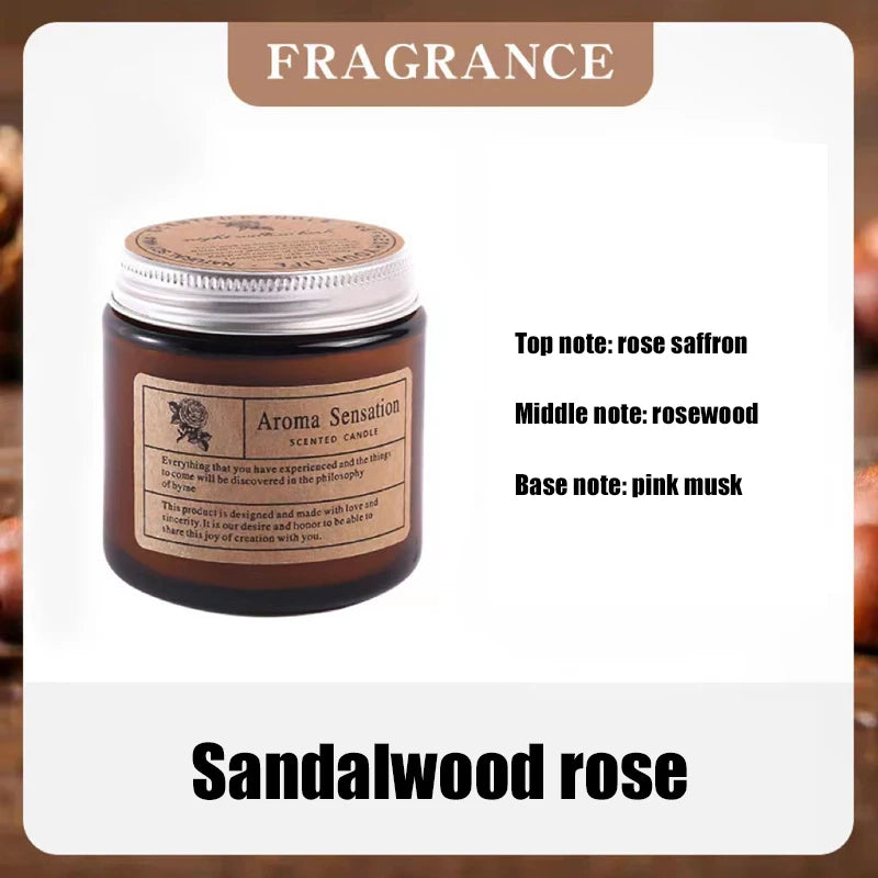 Handmade Soy Wax Scented Candle | Smokeless Aromatherapy Glass Cup Candle