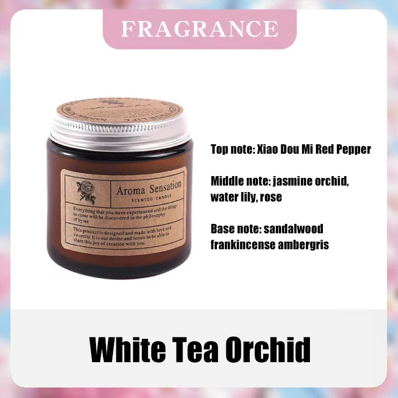 Handmade Soy Wax Scented Candle | Smokeless Aromatherapy Glass Cup Candle