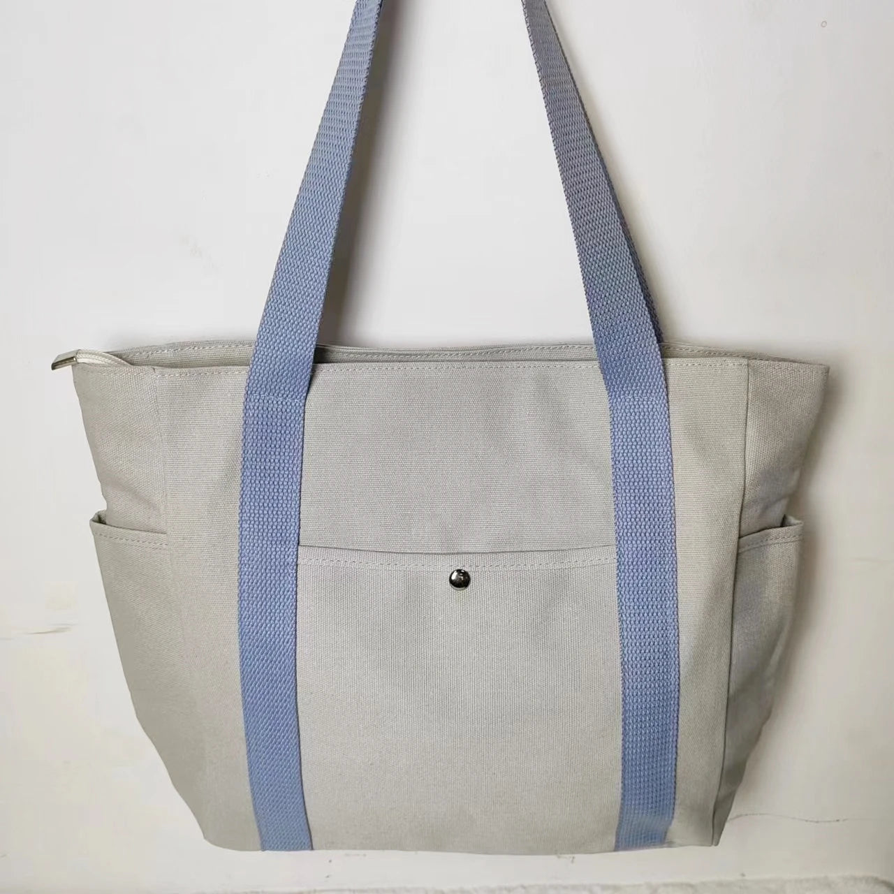 Large Capacity Canvas Tote Bags for Work Commuting Carrying Bag