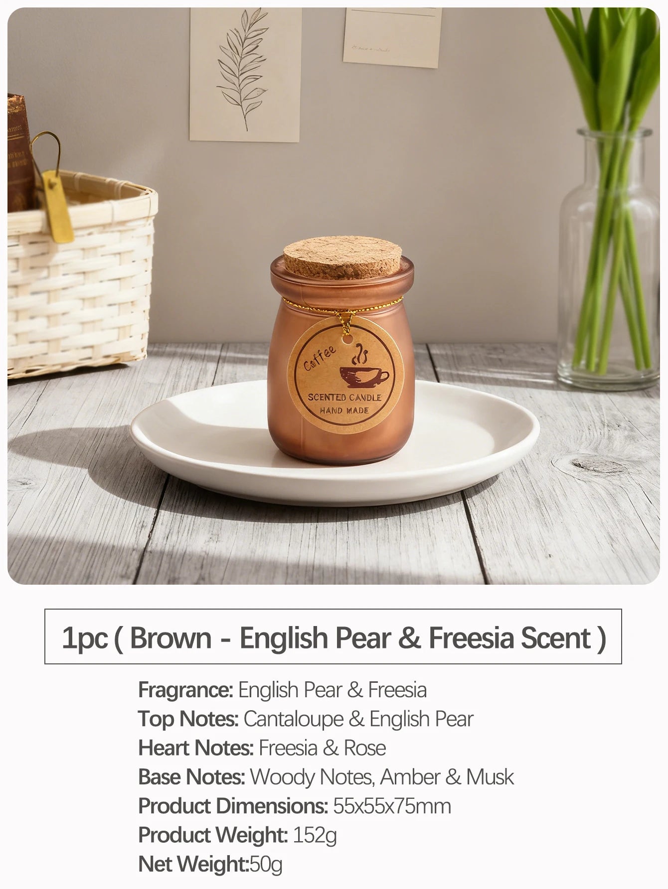 Oriental Woody Scented Candle in Jar | Home Décor, Wedding Favours & Gifts for Women & Men
