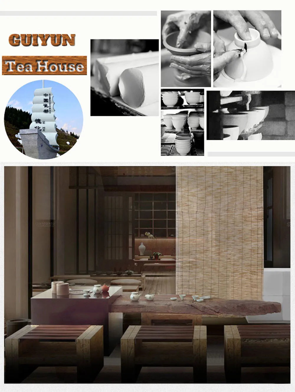 Portable Tea Ceremony Set | 1 Pot 4 Cups Travel Gift Box for Outdoor & Home