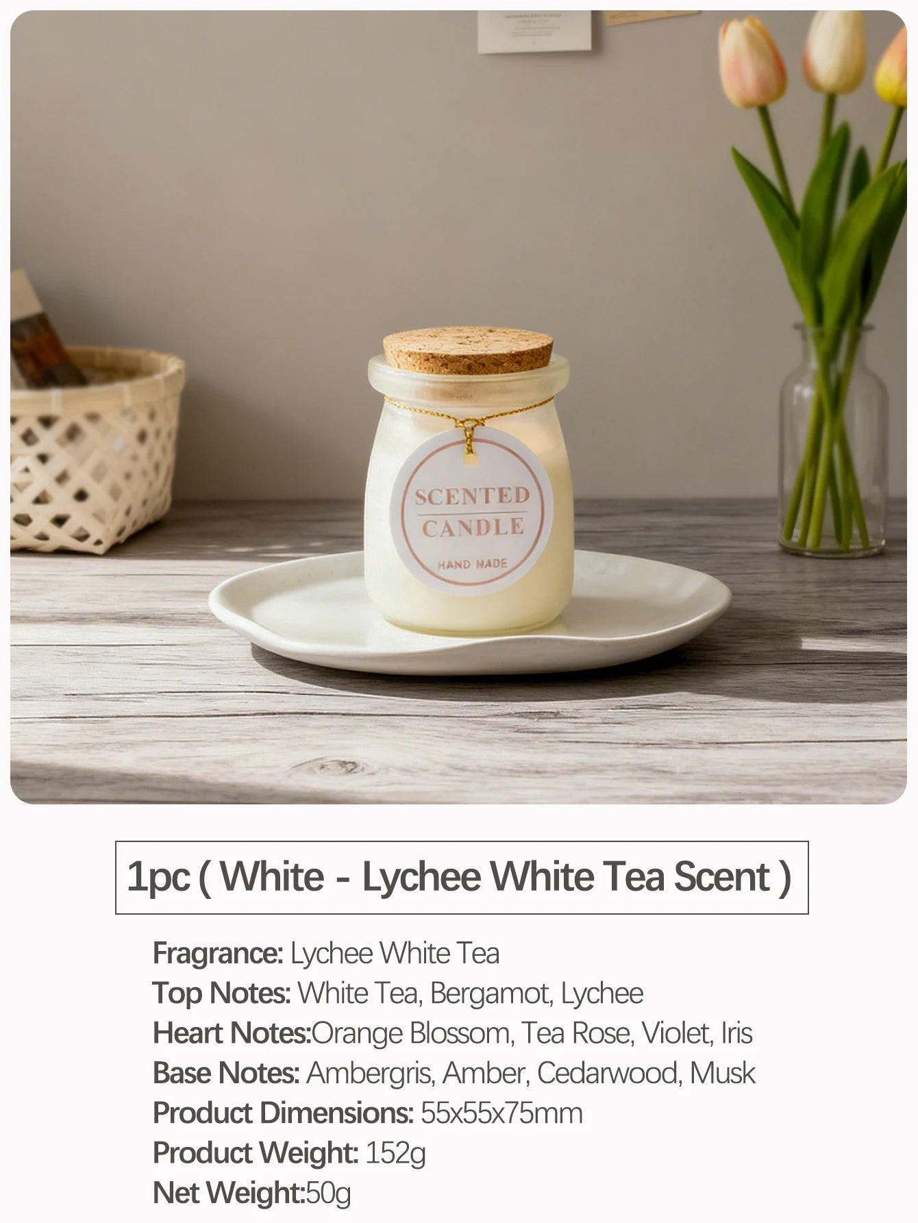Oriental Woody Scented Candle in Jar | Home Décor, Wedding Favours & Gifts for Women & Men