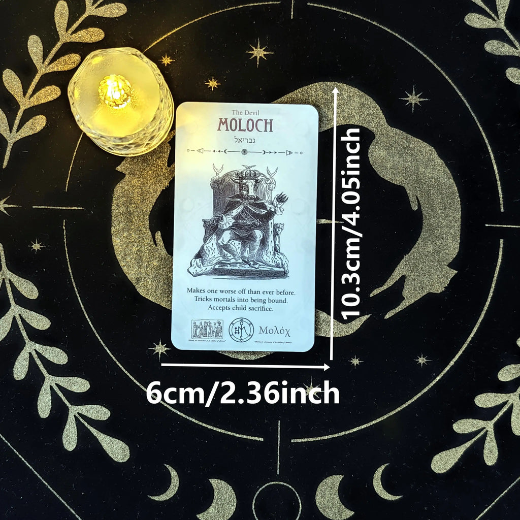 Occult Tarot Card Deck | 78-Card Oracle Set for Divination, Meditation & Spiritual Practice