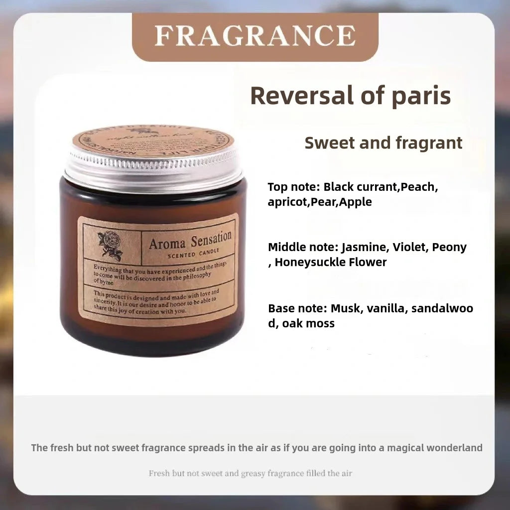 Luxury Soy Wax Scented Candle | Smokeless Essential Oil Aromatherapy Candle for Home & Gifting