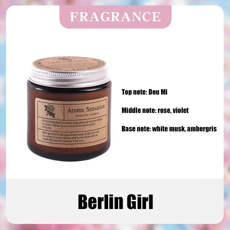 Handmade Soy Wax Scented Candle | Smokeless Aromatherapy Glass Cup Candle