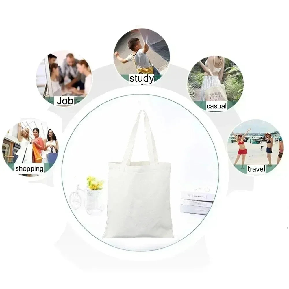 Paris & New York Canvas Tote Bag | Chic Printed Shoulder Bag for Everyday Use