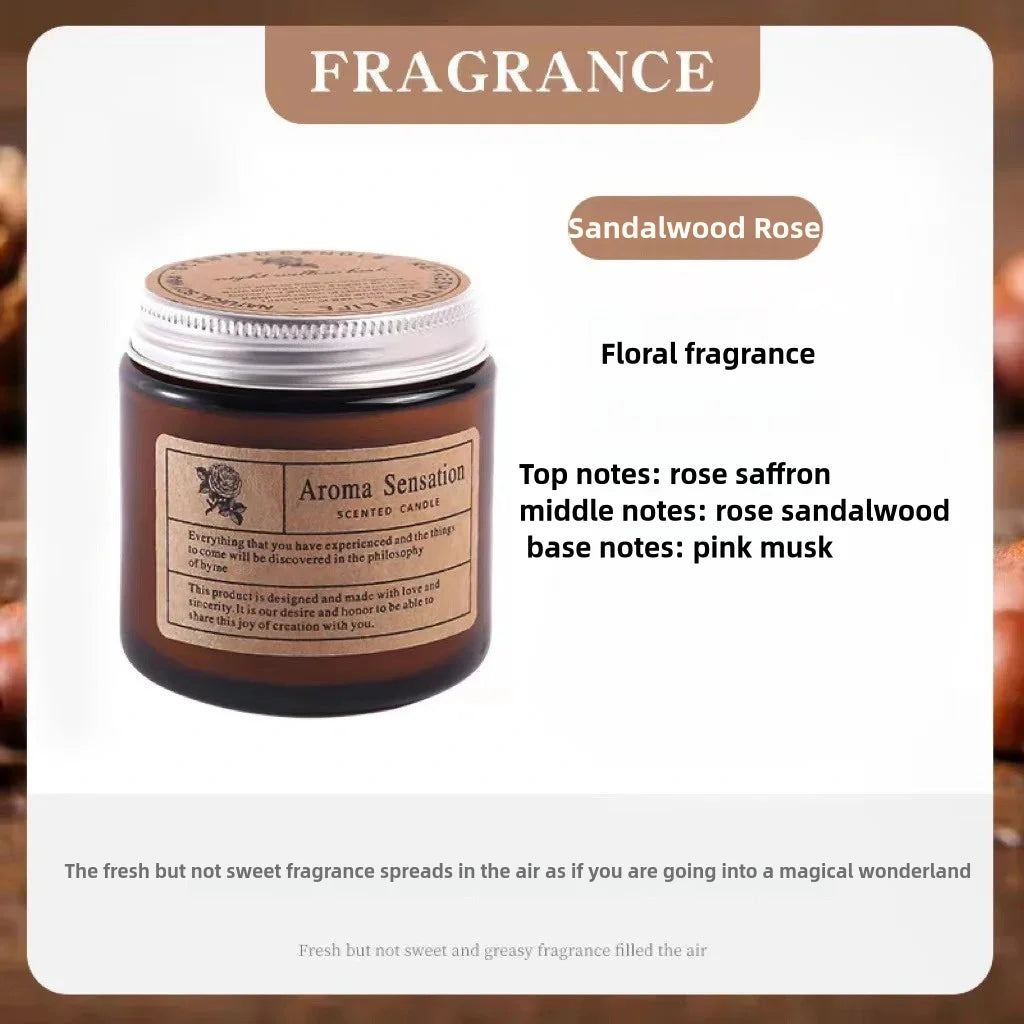 Luxury Soy Wax Scented Candle | Smokeless Essential Oil Aromatherapy Candle for Home & Gifting