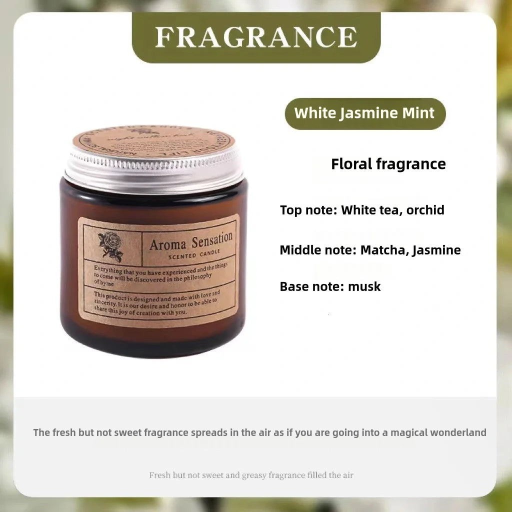 Luxury Soy Wax Scented Candle | Smokeless Essential Oil Aromatherapy Candle for Home & Gifting