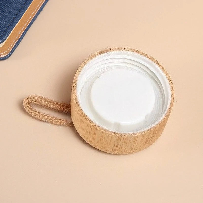 550ml Borosilicate Glass Water Bottle | Bamboo Sleeve Eco-Friendly Reusable Travel Drinkware