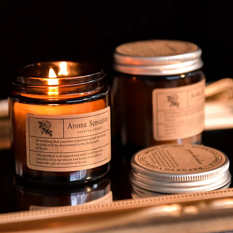 Luxury Soy Wax Scented Candle | Smokeless Essential Oil Aromatherapy Candle for Home & Gifting